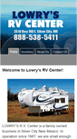 Mobile Screenshot of lowryrv.com